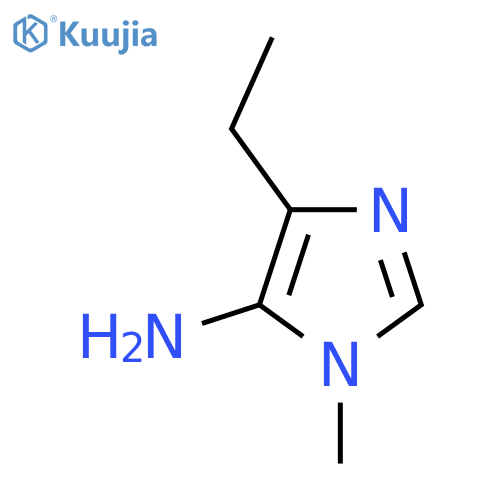 4-ethyl-1-methyl-1H-imidazol-5-amine structure