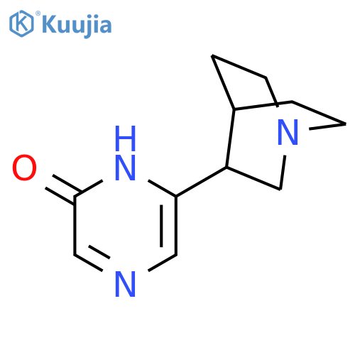 2(1H)-Pyrazinone, 6-(1-azabicyclo[2.2.2]oct-3-yl)- structure