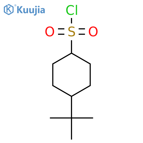 4-Tert-butylcyclohexane-1-sulfonyl chloride structure