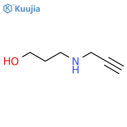 3-(prop-2-ynylamino)propan-1-ol structure