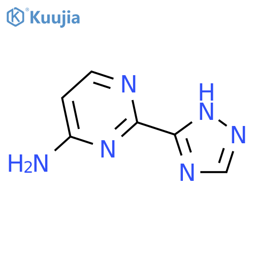 2-(2H-[1,2,4]triazol-3-yl)-pyrimidin-4-ylamine structure