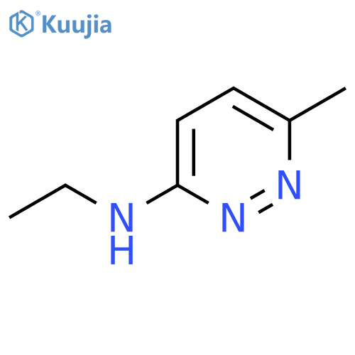 N-ethyl-6-methylpyridazin-3-amine structure