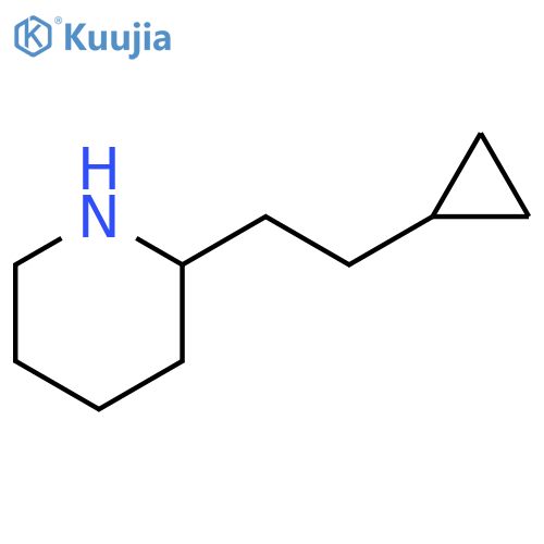 2-(2-cyclopropylethyl)piperidine structure