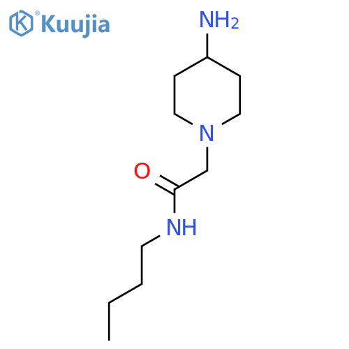 2-(4-Aminopiperidin-1-yl)-N-butylacetamide structure