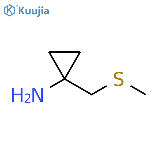 1-(methylsulfanyl)methylcyclopropan-1-amine structure