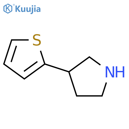 3-(thiophen-2-yl)pyrrolidine structure