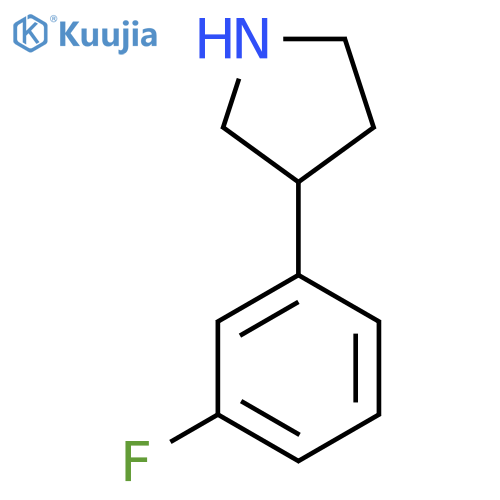 3-(3-Fluorophenyl)pyrrolidine structure