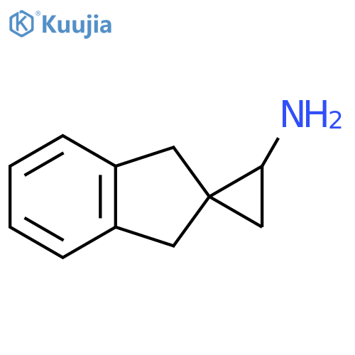 1',3'-dihydrospiro[cyclopropane-1,2'-indene]-3-amine structure