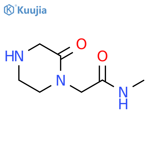 N-methyl-2-(2-oxopiperazin-1-yl)acetamide structure