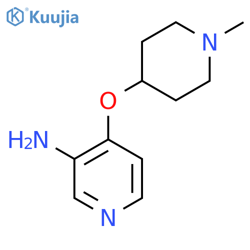 4-((1-Methylpiperidin-4-yl)oxy)pyridin-3-amine structure