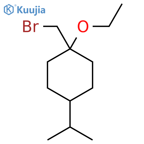 1-(bromomethyl)-1-ethoxy-4-(propan-2-yl)cyclohexane structure