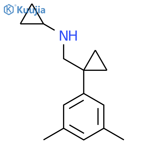 N-{1-(3,5-dimethylphenyl)cyclopropylmethyl}cyclopropanamine structure