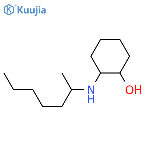 2-[(heptan-2-yl)amino]cyclohexan-1-ol structure