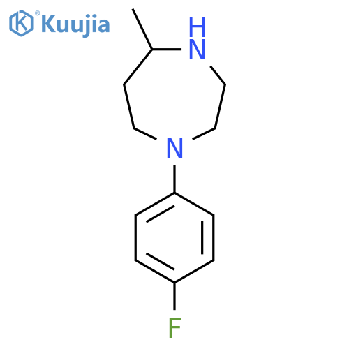1-(4-Fluorophenyl)-5-methyl-1,4-diazepane structure