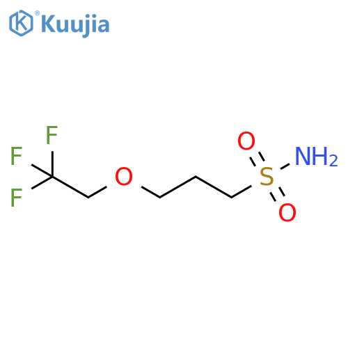 3-(2,2,2-trifluoroethoxy)propane-1-sulfonamide structure