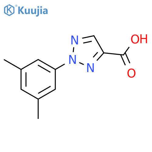 2-(3,5-dimethylphenyl)-2H-1,2,3-triazole-4-carboxylic acid structure