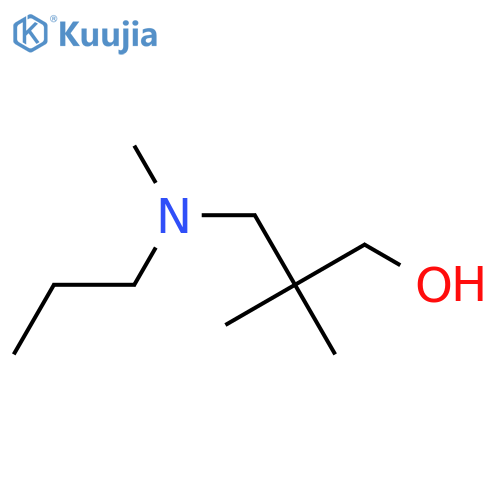 2,2-dimethyl-3-[methyl(propyl)amino]propan-1-ol structure