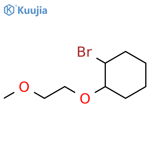 1-bromo-2-(2-methoxyethoxy)cyclohexane structure
