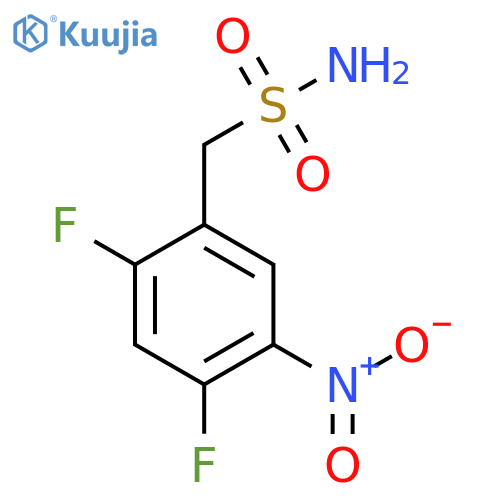 (2,4-difluoro-5-nitrophenyl)methanesulfonamide structure