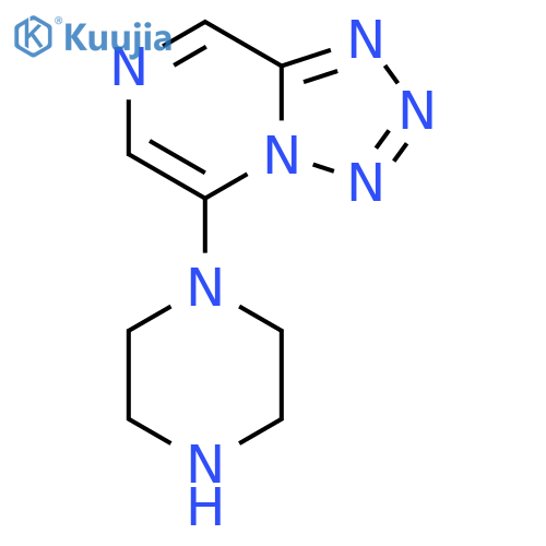 5-piperazin-1-yltetrazolo[1,5-a]pyrazine structure