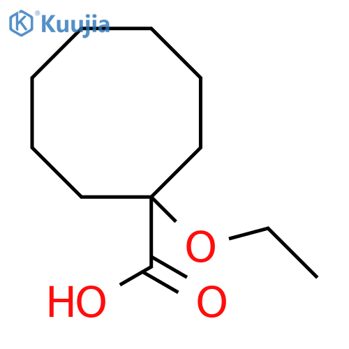 1-ethoxycyclooctane-1-carboxylic acid structure