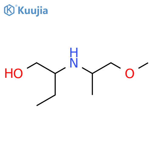 2-(1-methoxypropan-2-yl)aminobutan-1-ol structure