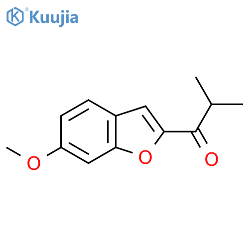 1-(6-Methoxybenzofuran-2-yl)-2-methylpropan-1-one structure