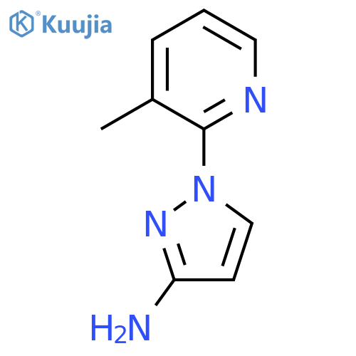 1-(3-methylpyridin-2-yl)-1H-pyrazol-3-amine structure