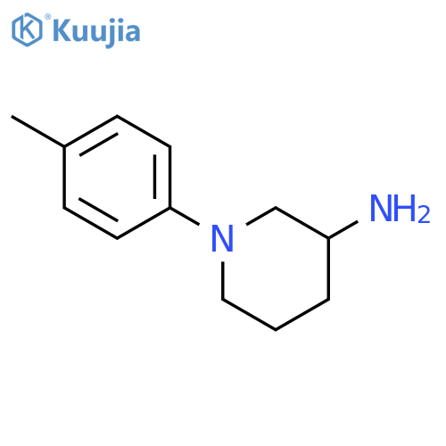 1-(4-methylphenyl)piperidin-3-amine structure