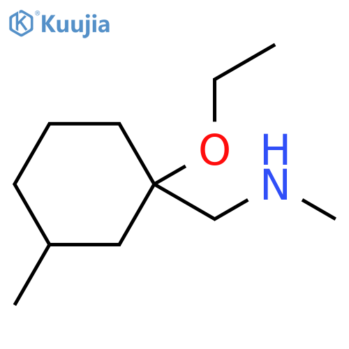 (1-ethoxy-3-methylcyclohexyl)methyl(methyl)amine structure
