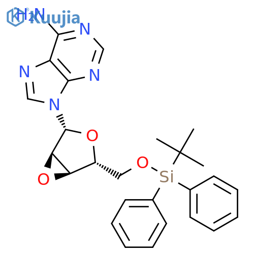 Adenosine, 2',3'-anhydro-5'-O-[(1,1-dimethylethyl)diphenylsilyl]- structure