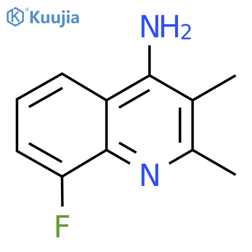 8-Fluoro-2,3-dimethylquinolin-4-amine structure