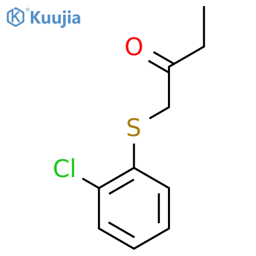 1-[(2-Chlorophenyl)sulfanyl]butan-2-one structure