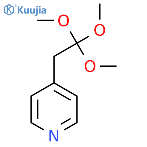 4-(2,2,2-Trimethoxyethyl)pyridine structure