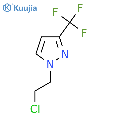 1-(Chloroethyl)-3-(trifluoromethyl)-1H-pyrazole structure