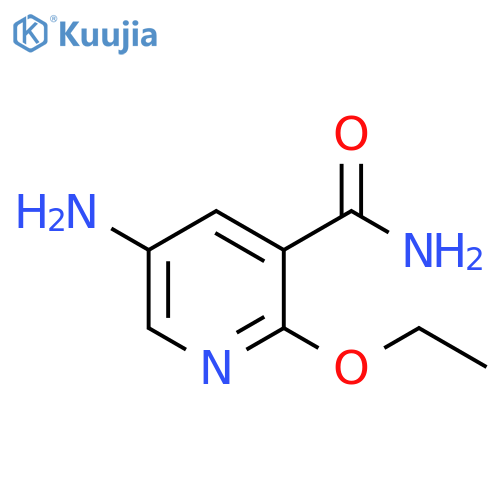 5-Amino-2-ethoxypyridine-3-carboxamide structure