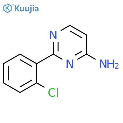 2-(2-Chlorophenyl)pyrimidin-4-amine structure