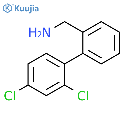 2-(2,4-dichlorophenyl)phenylmethanamine structure