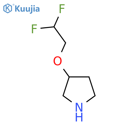 3-(2,2-Difluoroethoxy)pyrrolidine structure