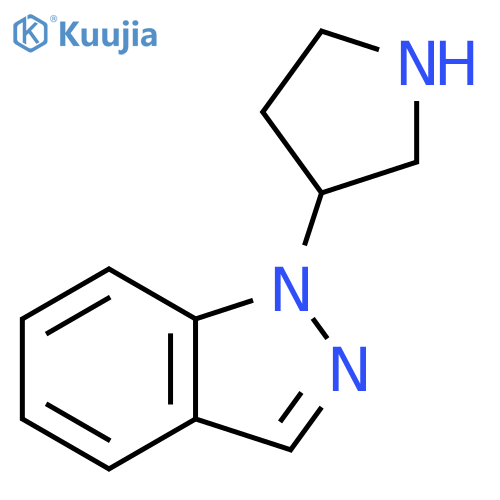 1-(pyrrolidin-3-yl)-1H-indazole structure