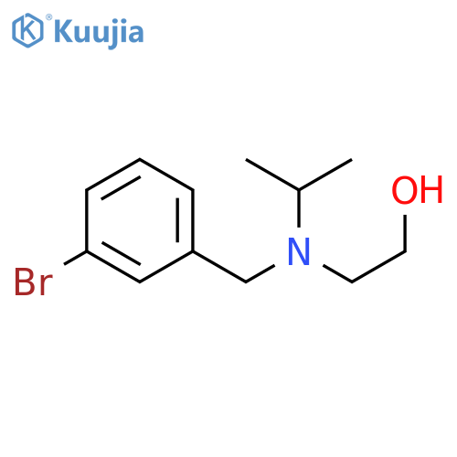 2-[(3-Bromo-benzyl)-isopropyl-amino]-ethanol structure