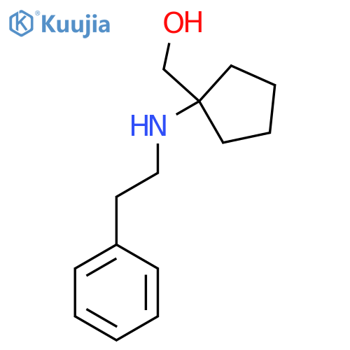 {1-(2-phenylethyl)aminocyclopentyl}methanol structure