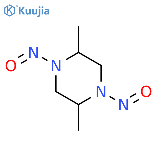 Piperazine,2,5-dimethyl-1,4-dinitroso-, trans- (9CI) structure