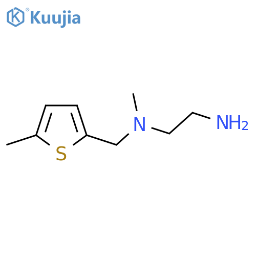 (2-aminoethyl)(methyl)(5-methylthiophen-2-yl)methylamine structure