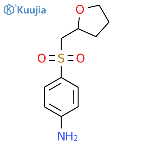 4-(Oxolan-2-ylmethanesulfonyl)aniline structure