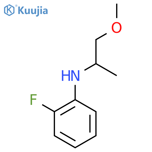 2-fluoro-N-(1-methoxypropan-2-yl)aniline structure