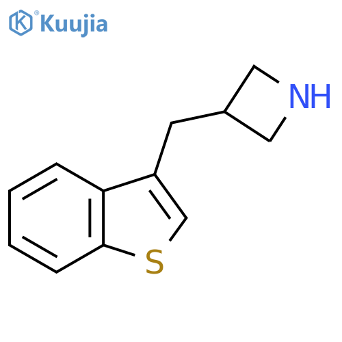 3-(1-benzothiophen-3-yl)methylazetidine structure