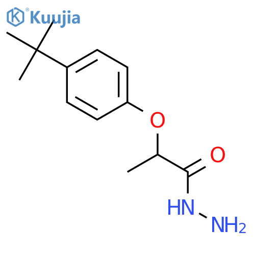 2-(4-tert-Butylphenoxy)propanohydrazide structure