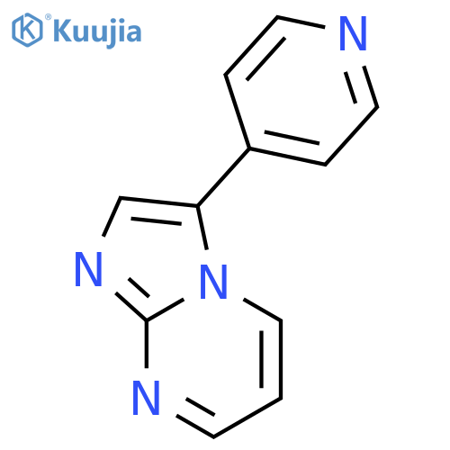 3-(4-pyridinyl)-Imidazo[1,2-a]pyrimidine structure