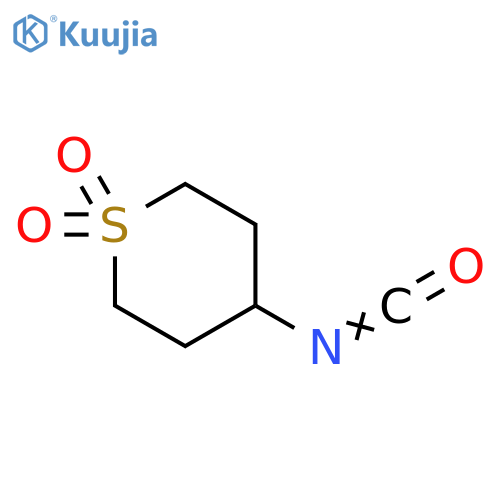 4-isocyanato-1lambda6-thiane-1,1-dione structure